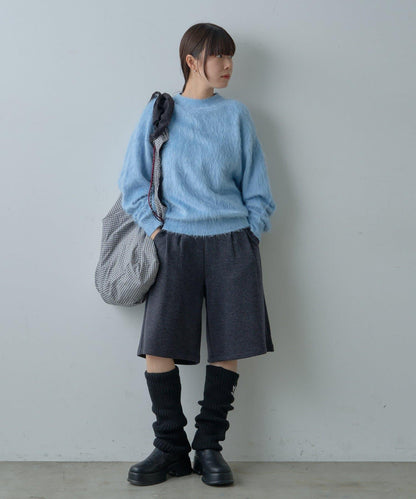 【WHIMSIC/2尺碼可選】安哥拉羊毛混紡長毛針織套頭衫