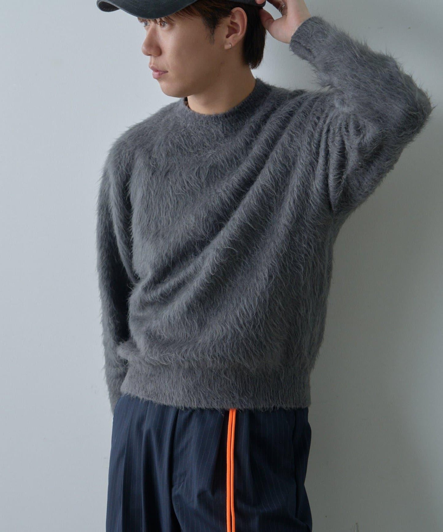 【WHIMSIC/2尺碼可選】安哥拉羊毛混紡長毛針織套頭衫