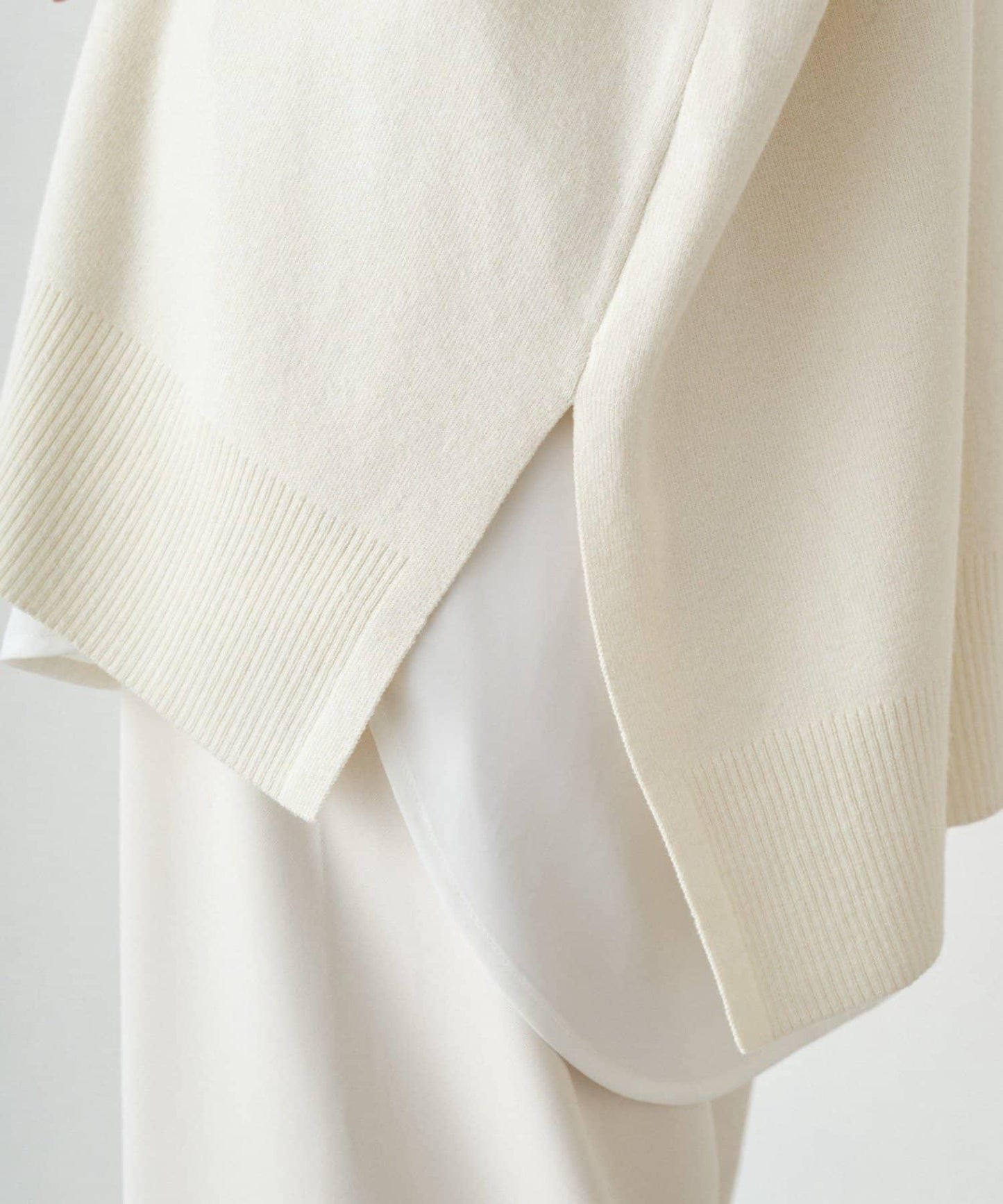 全針高領針織衫