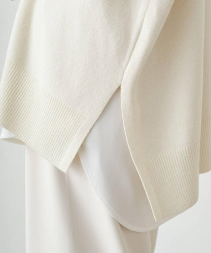 全針高領針織衫