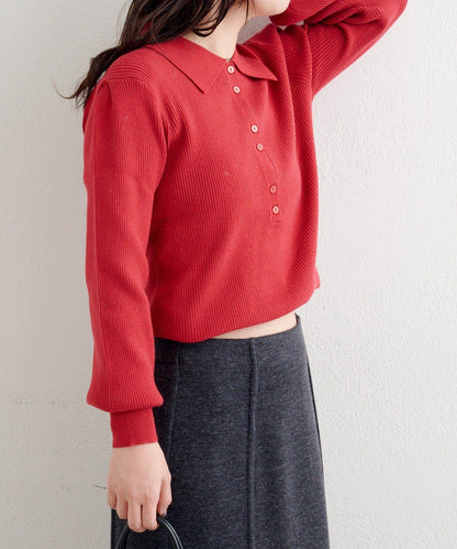 【4色可選】B基礎羅紋針織POLO衫