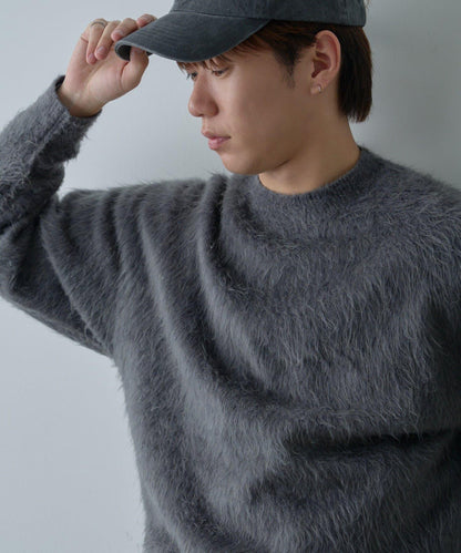 【WHIMSIC/2尺碼可選】安哥拉羊毛混紡長毛針織套頭衫