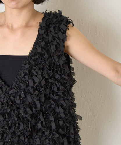 蝴蝶結流蘇馬甲