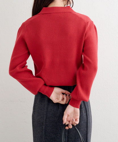 【4色可選】B基礎羅紋針織POLO衫