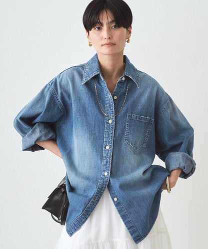 【JAPAN MADE】基礎款牛仔襯衫