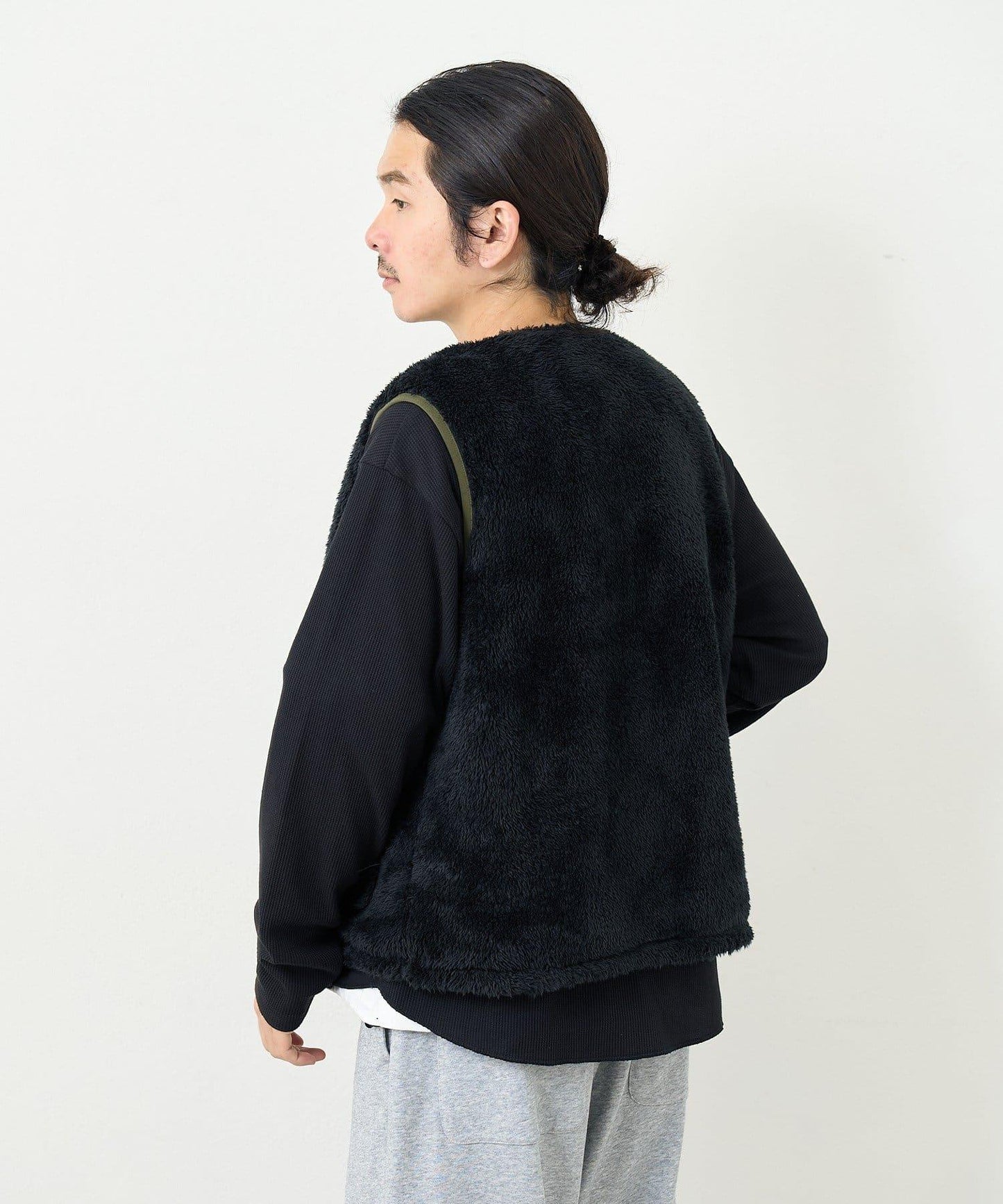 【男女同款】BM 羊羔絨可雙面穿馬甲