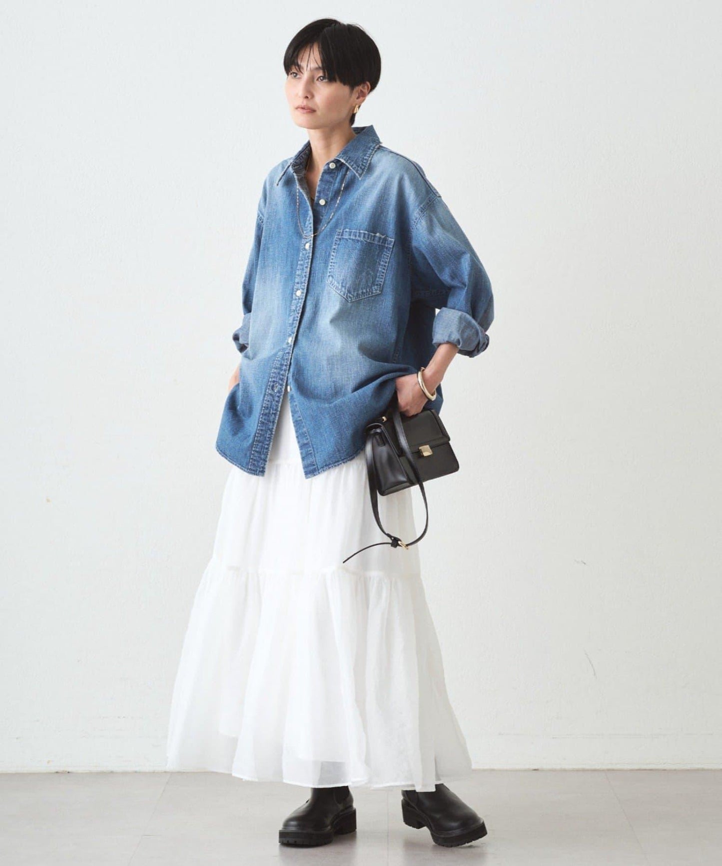 【JAPAN MADE】基礎款牛仔襯衫