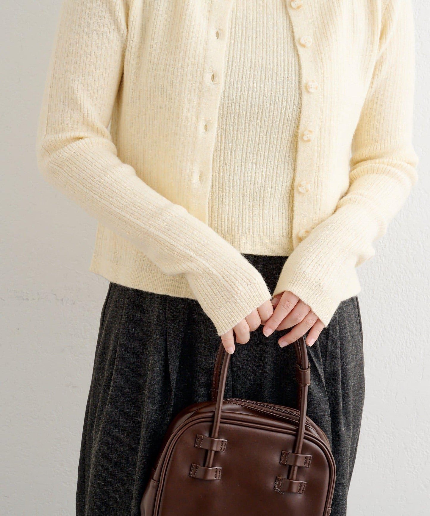 【2WAY】B 吊帶背心套裝開衫