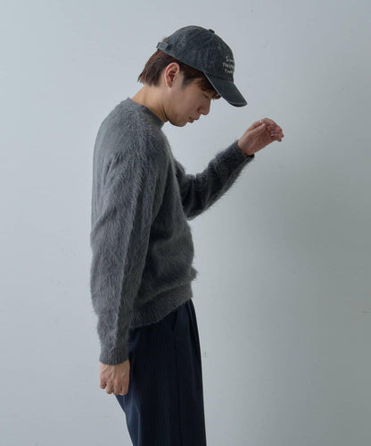 【WHIMSIC/2尺碼可選】安哥拉羊毛混紡長毛針織套頭衫