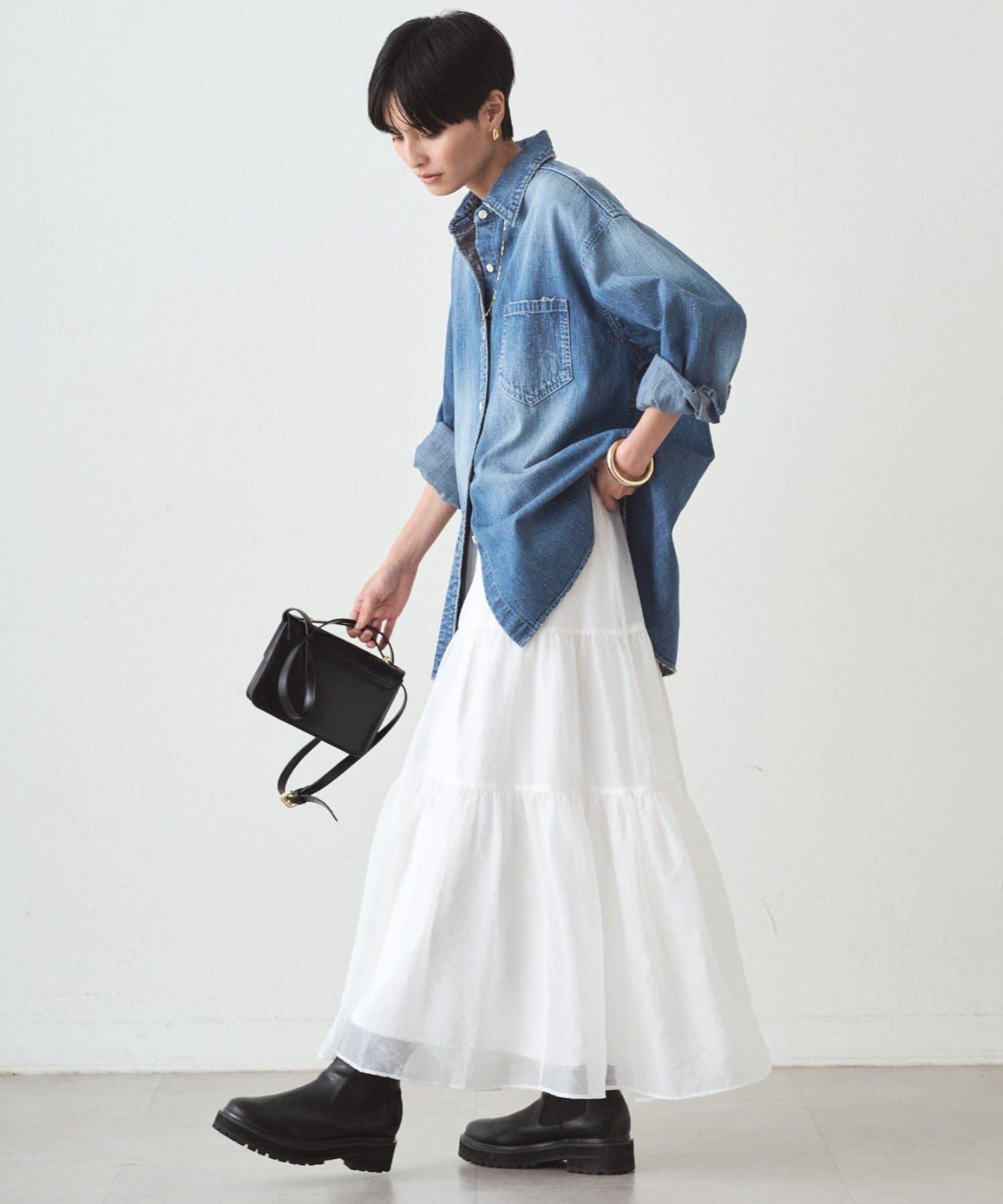 【JAPAN MADE】基礎款牛仔襯衫