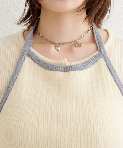 【2WAY】B 吊帶背心套裝開衫