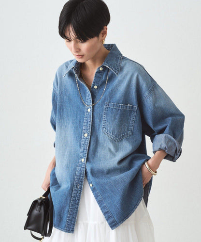 【JAPAN MADE】基礎款牛仔襯衫