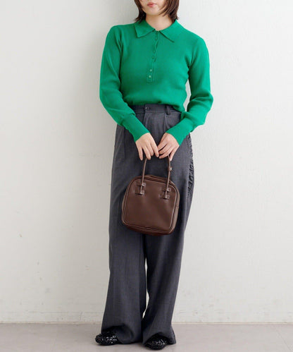 【4色可選】B基礎羅紋針織POLO衫