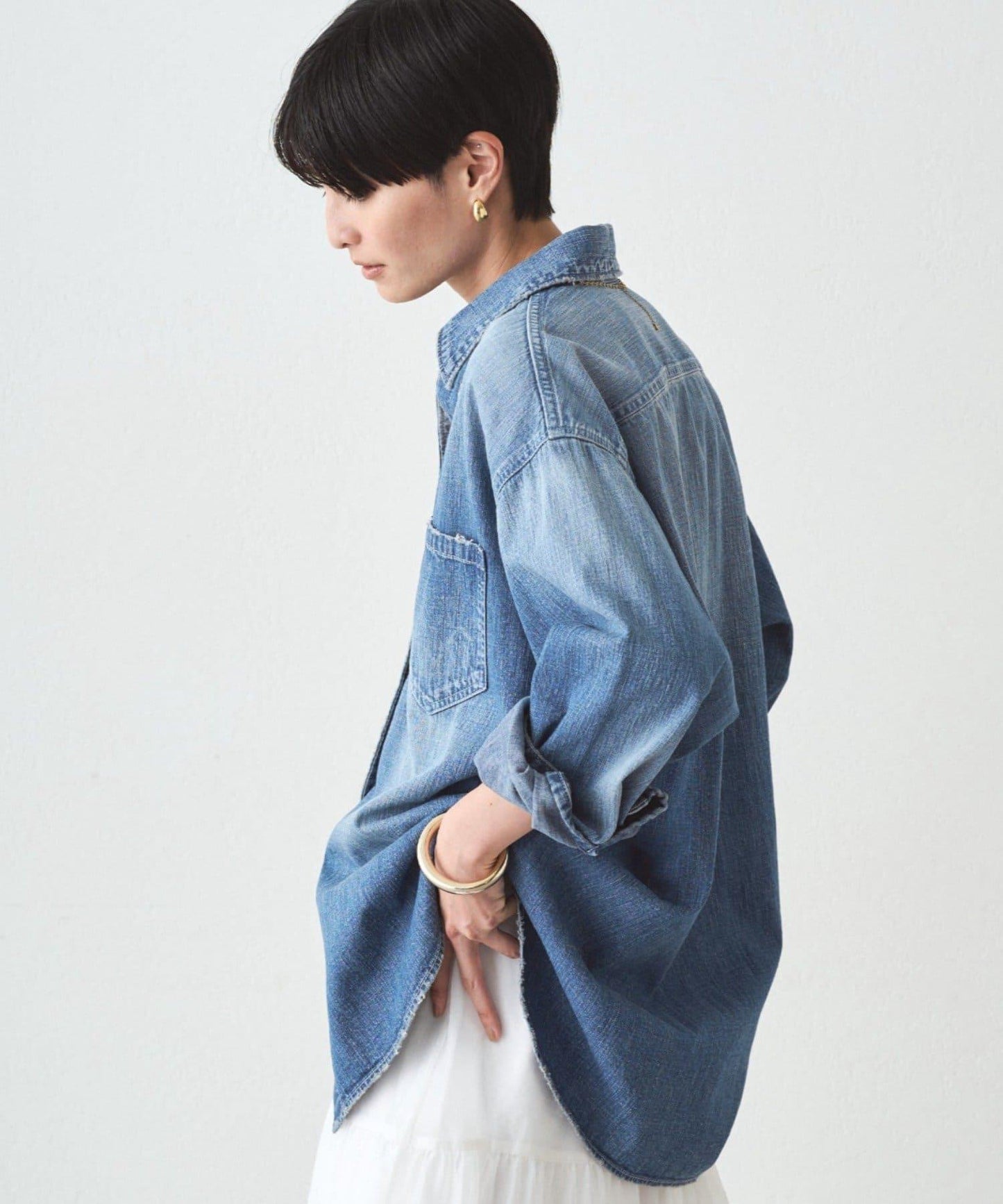 【JAPAN MADE】基礎款牛仔襯衫