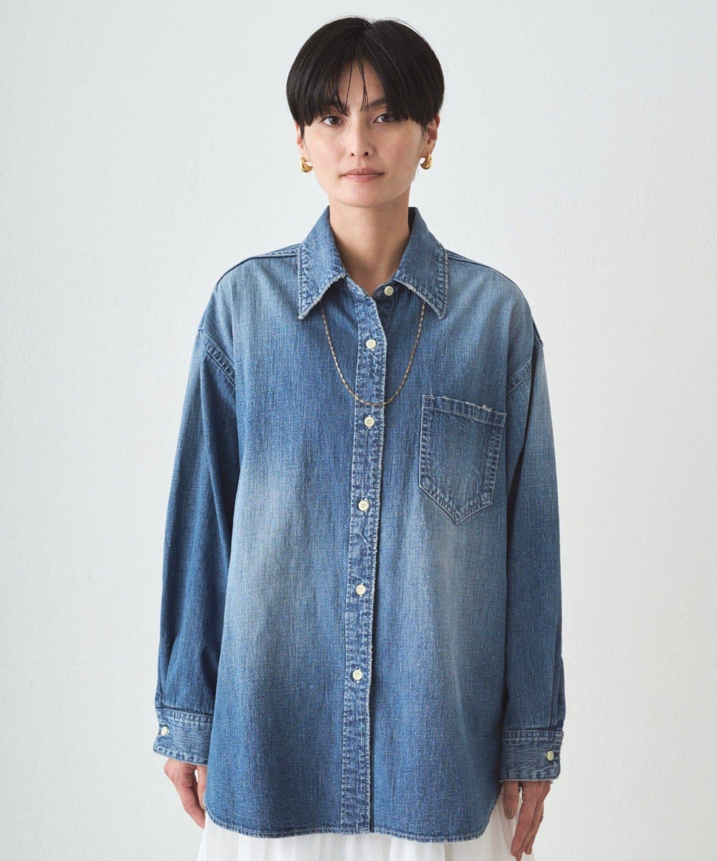 【JAPAN MADE】基礎款牛仔襯衫