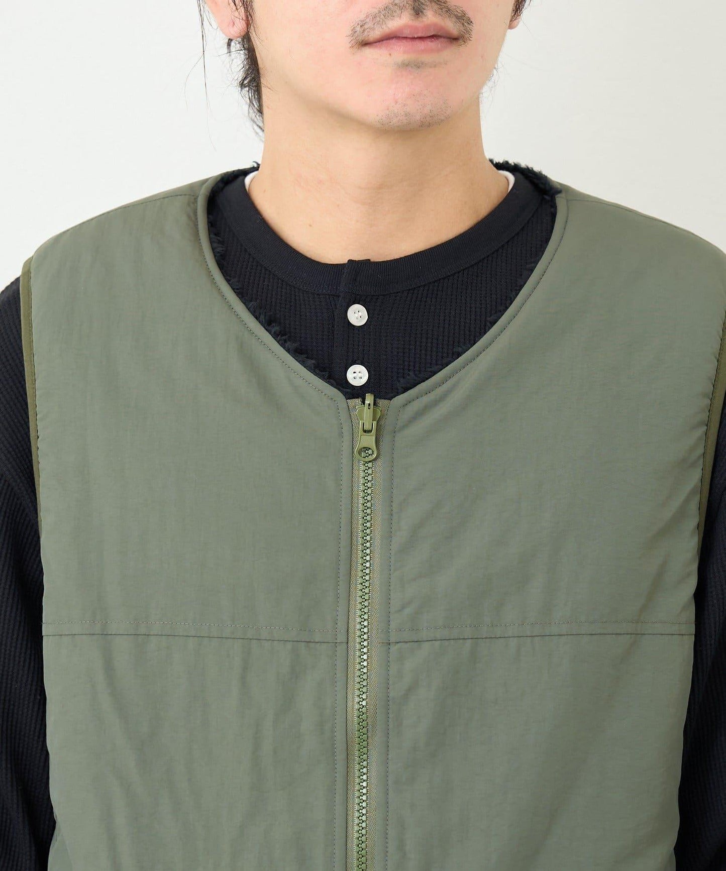 【男女同款】BM 羊羔絨可雙面穿馬甲