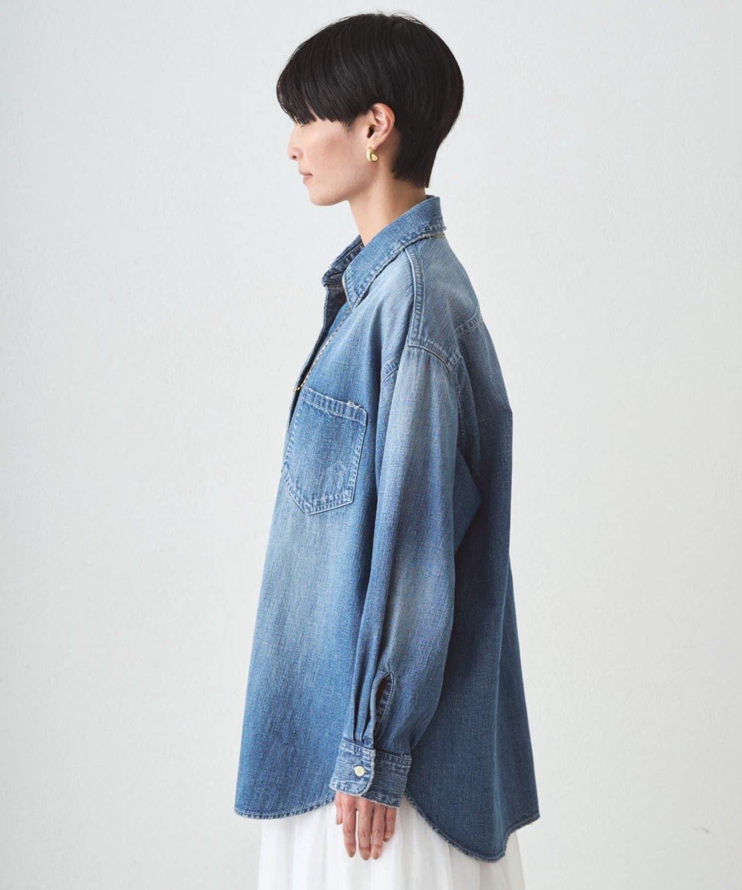 【JAPAN MADE】基礎款牛仔襯衫