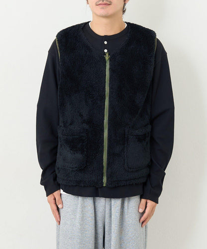 【男女同款】BM 羊羔絨可雙面穿馬甲