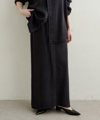 【可搭配套裝穿著◎】天絲柔軟修身半身裙