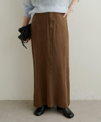 【可搭配套裝穿著◎】天絲柔軟修身半身裙