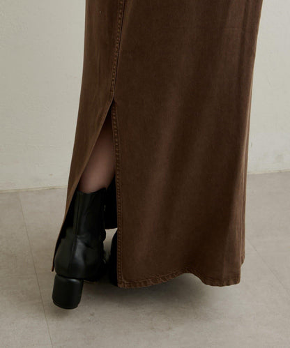 【可搭配套裝穿著◎】天絲柔軟修身半身裙