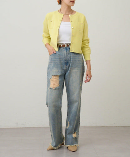 【26SS】棉質針織短款開衫