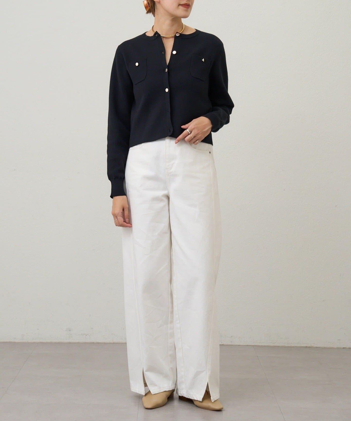 【26SS】棉質針織短款開衫