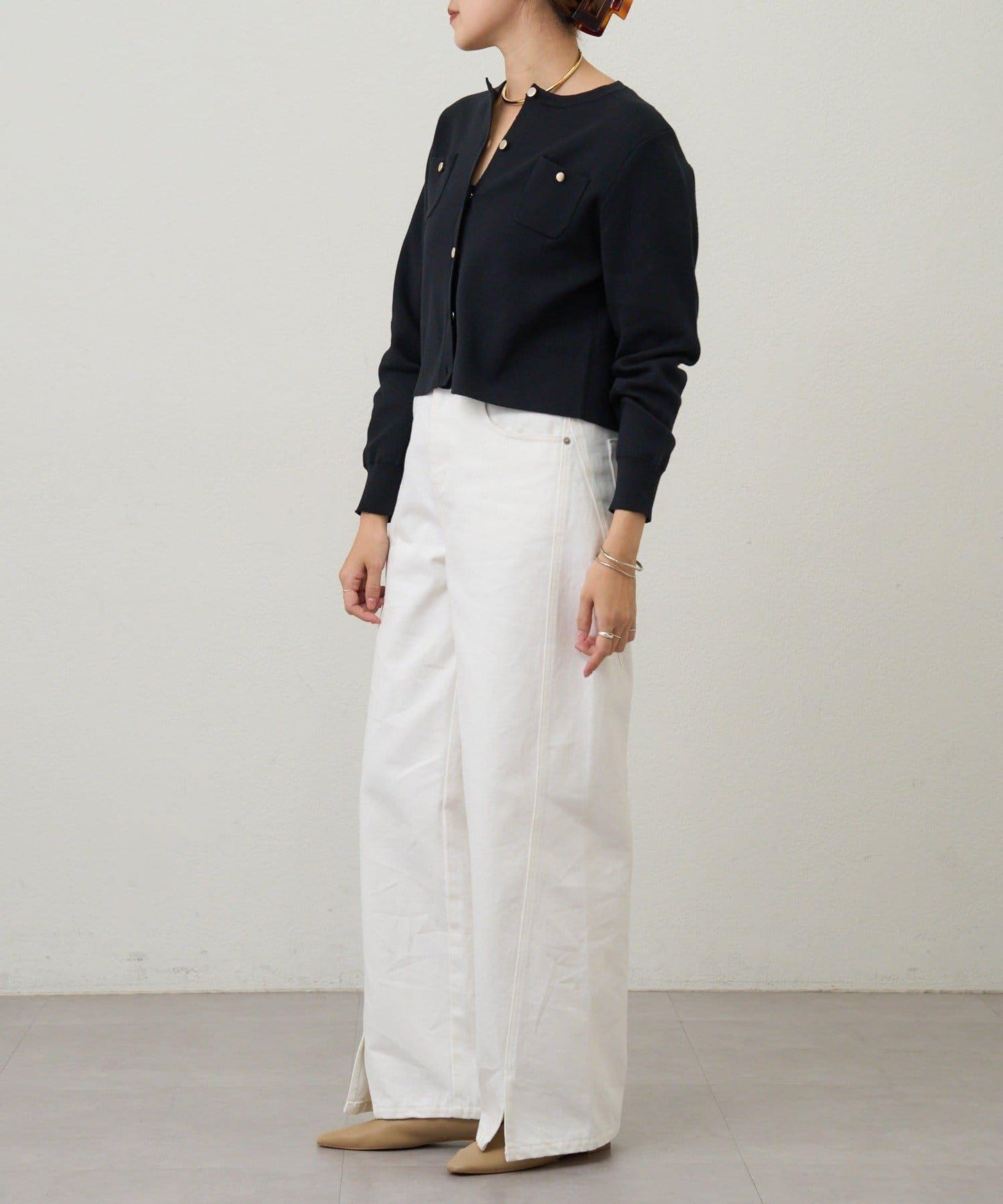 【26SS】棉質針織短款開衫