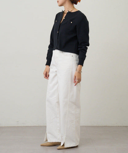 【26SS】棉質針織短款開衫