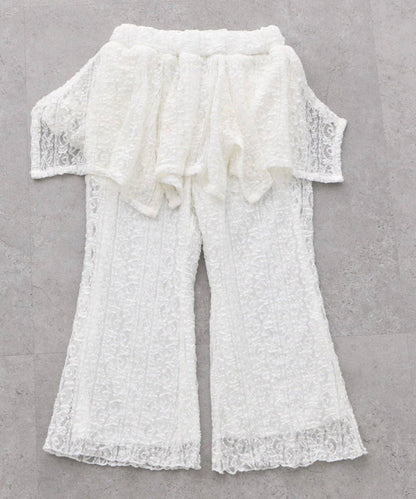 【KIDS】蕾絲拼接下襬疊穿褲≪有大童尺碼≫