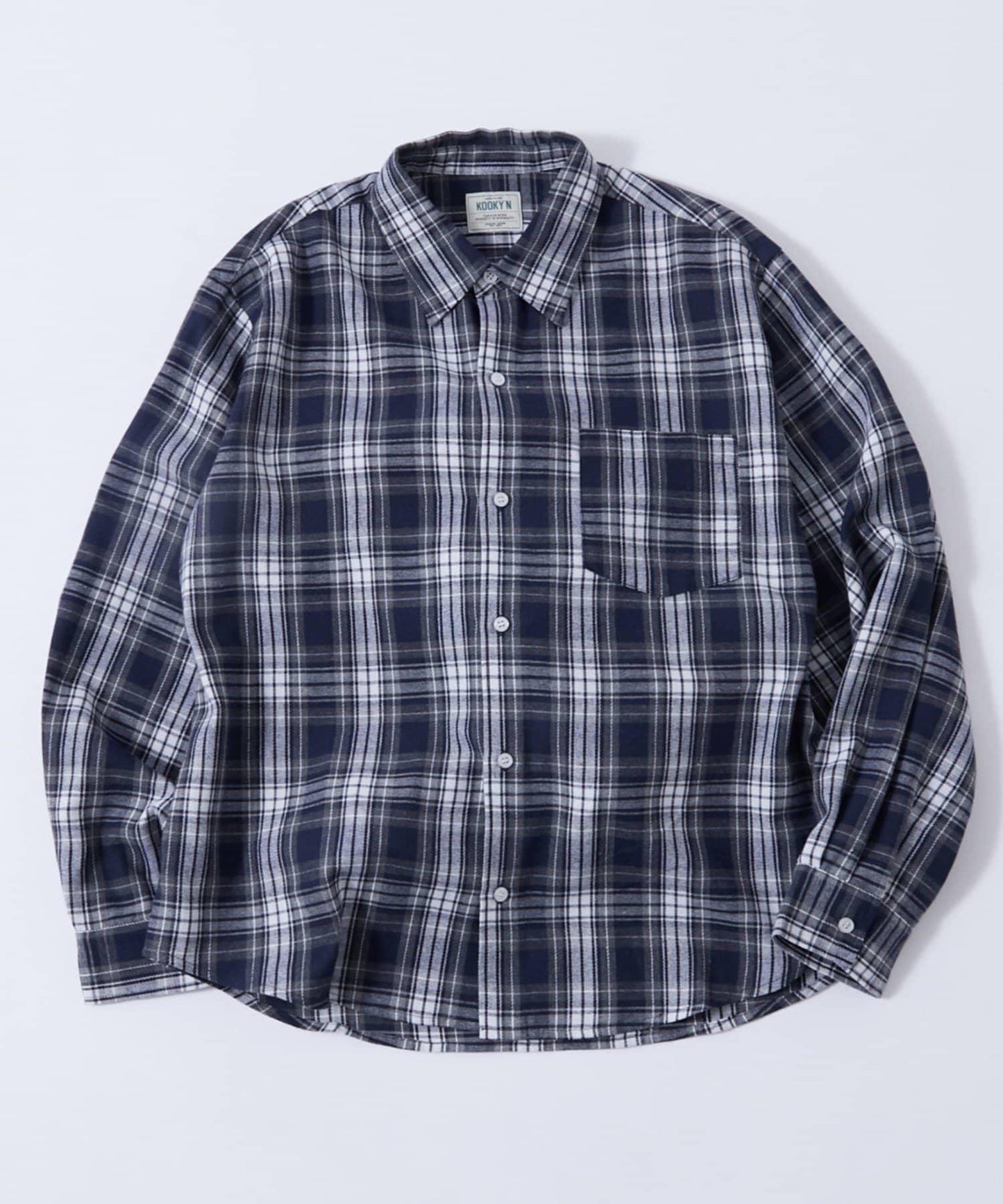 KOOKY'N法蘭絨格子襯衫