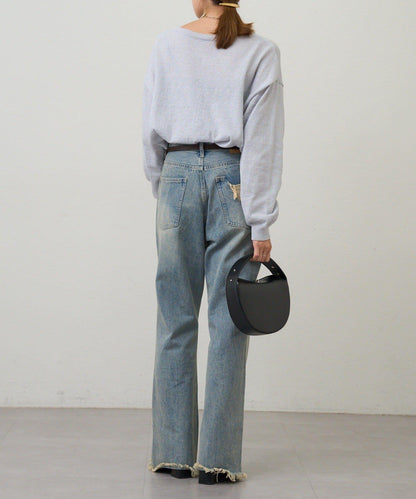 【26SS】亮絲寬鬆針織衫