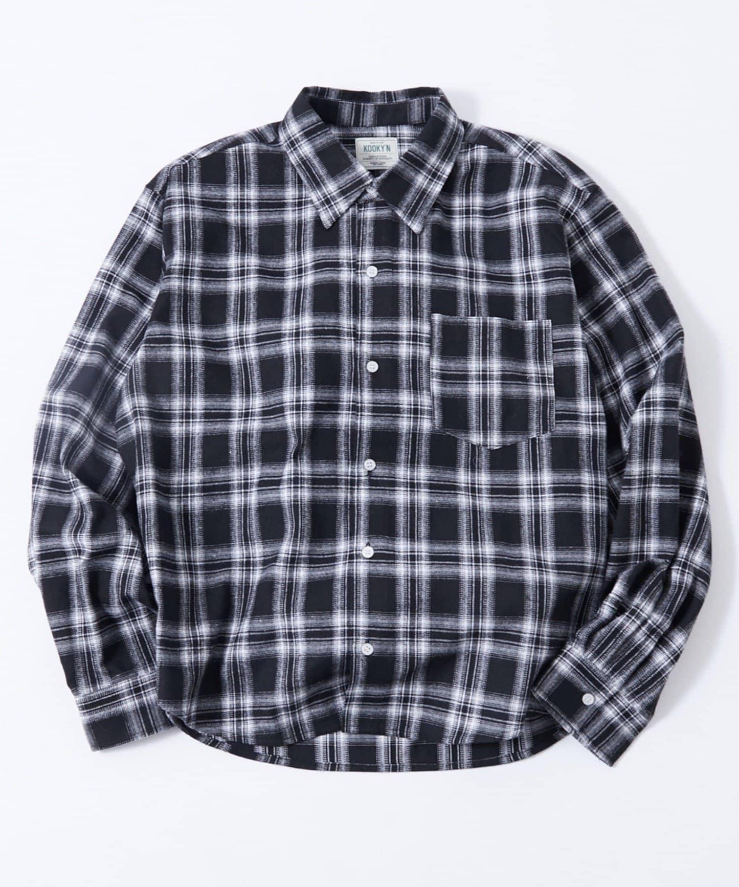 KOOKY'N法蘭絨格子襯衫