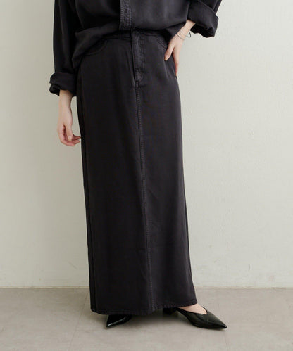 【可搭配套裝穿著◎】天絲柔軟修身半身裙