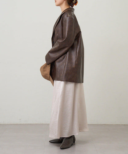 緞面吊帶連衣裙