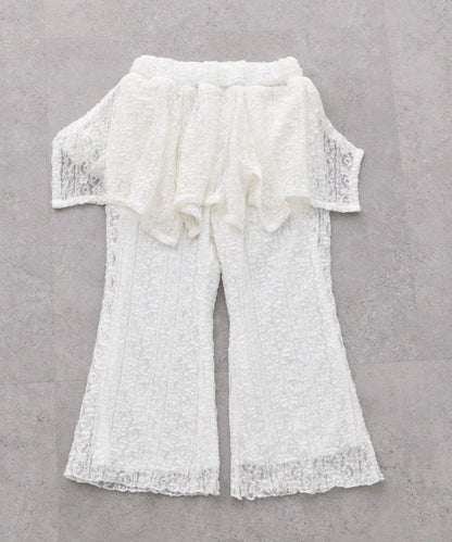 【KIDS】蕾絲拼接下襬疊穿褲≪有大童尺碼≫