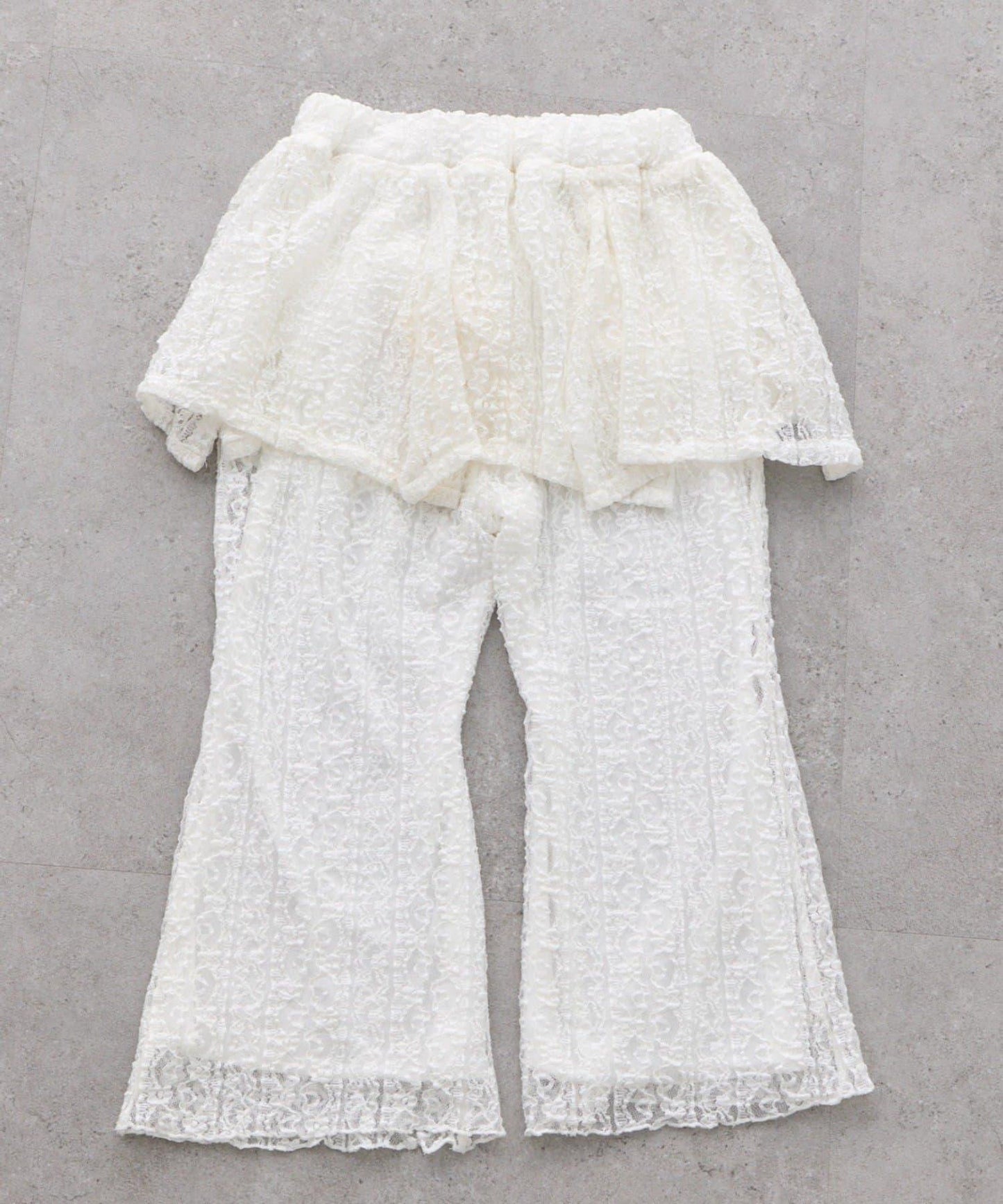 【KIDS】蕾絲拼接下襬疊穿褲≪有大童尺碼≫