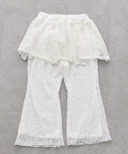 【KIDS】蕾絲拼接下襬疊穿褲≪有大童尺碼≫