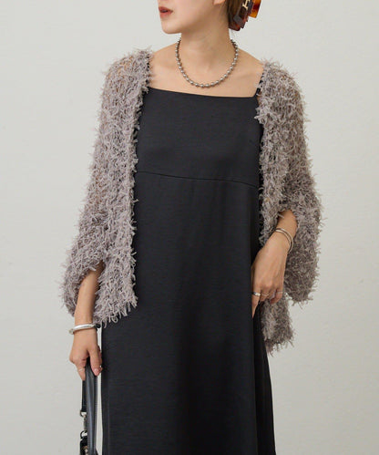 緞面吊帶連衣裙