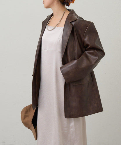 緞面吊帶連衣裙