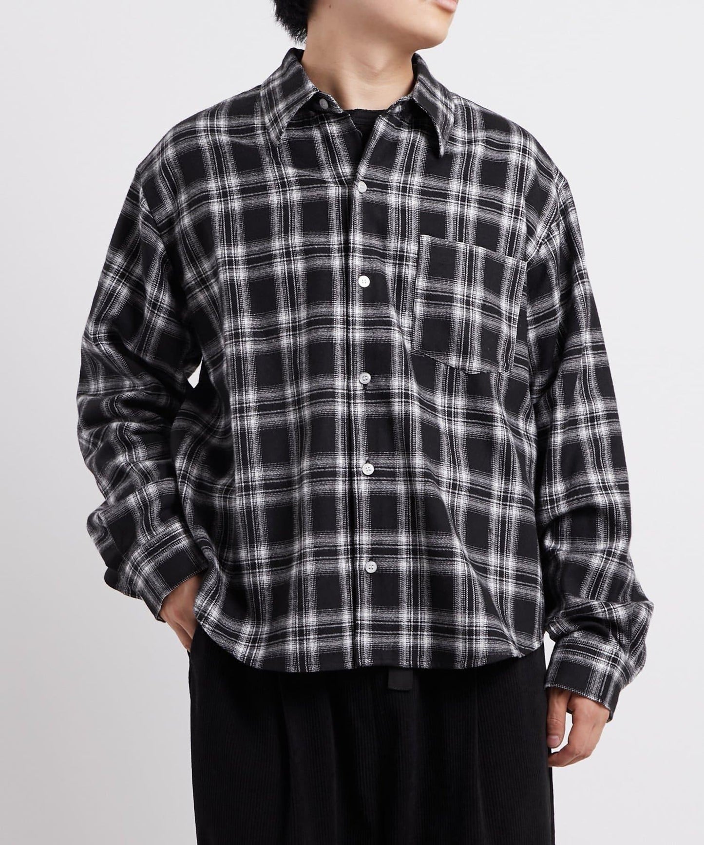 KOOKY'N法蘭絨格子襯衫