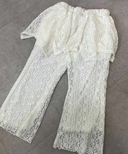 【KIDS】蕾絲拼接下襬疊穿褲≪有大童尺碼≫