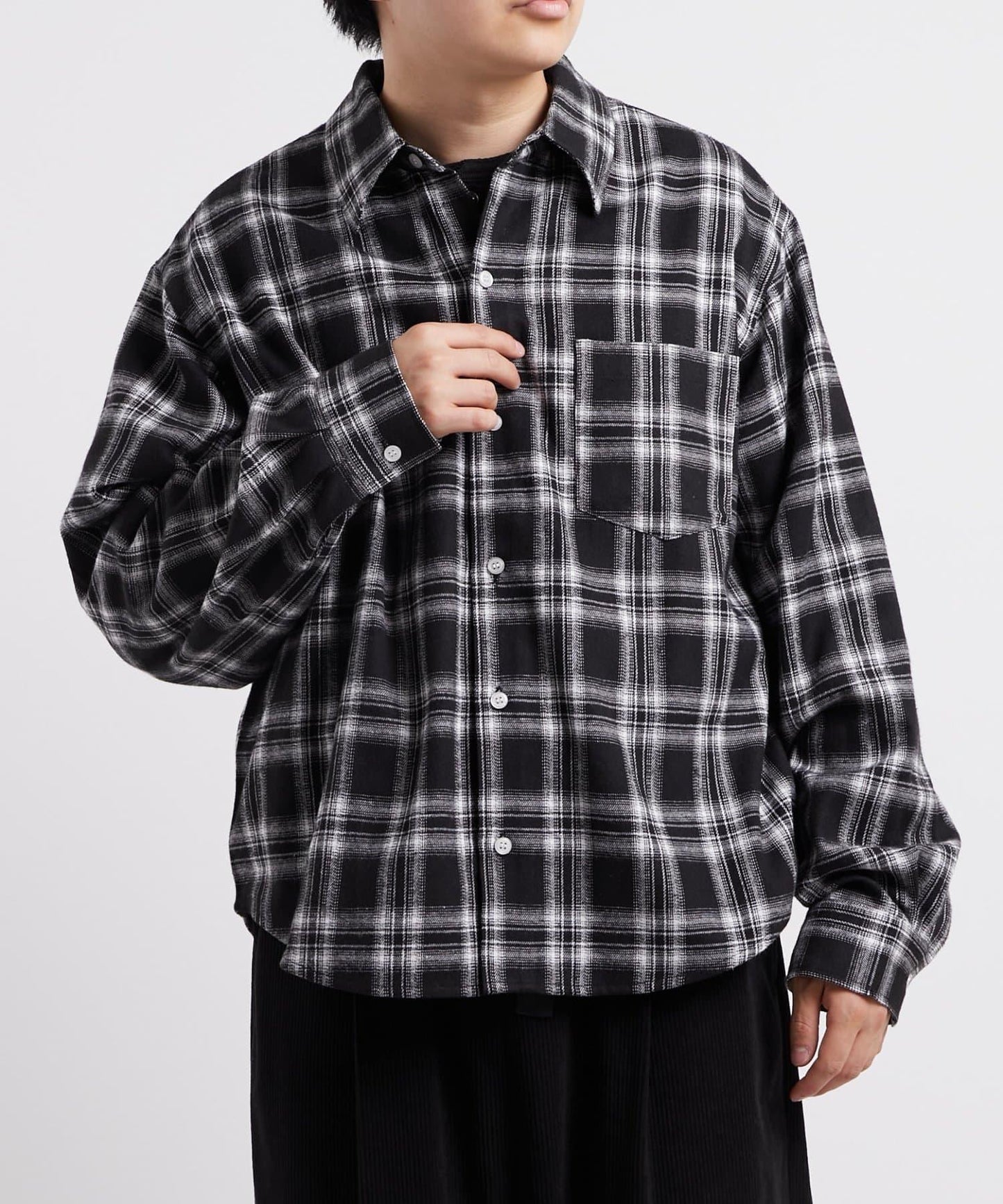 KOOKY'N法蘭絨格子襯衫