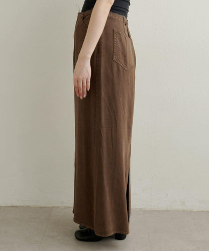 【可搭配套裝穿著◎】天絲柔軟修身半身裙