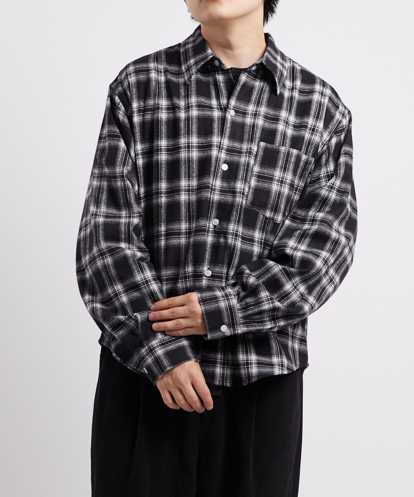 KOOKY'N法蘭絨格子襯衫