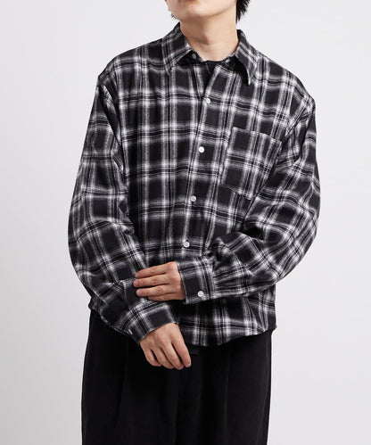 KOOKY'N法蘭絨格子襯衫