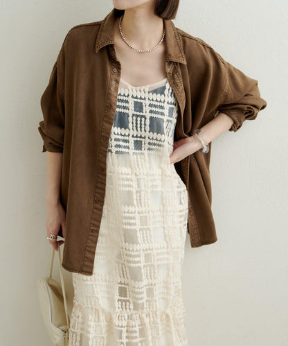 蕾絲吊帶連衣裙