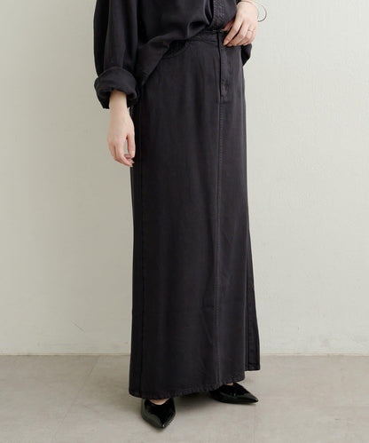 【可搭配套裝穿著◎】天絲柔軟修身半身裙