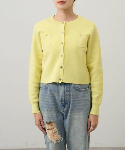 【26SS】棉質針織短款開衫