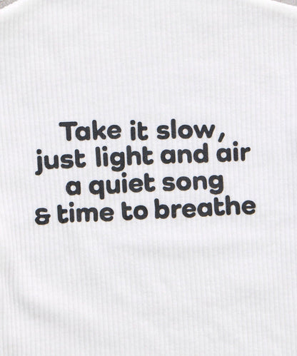 【KIDS】帶層疊網紗的羅紋上衣≪有大童尺碼≫